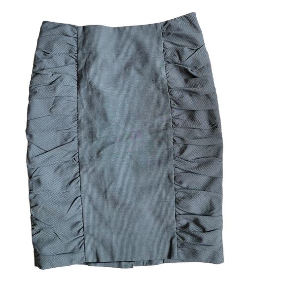 Anthropologie Cartonnier Alluring Sway Pencil Skirt 1940s Gray Women 4 - Picture 1 of 10